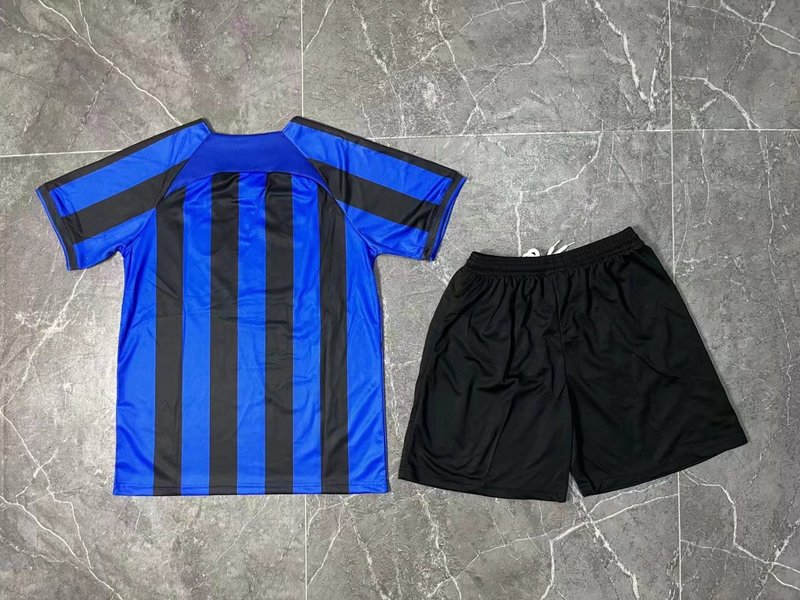 KIDS INTER MILAN 22/23 HOME BLUE FOOTBALL KIT(Shirt+Shorts) - Click Image to Close